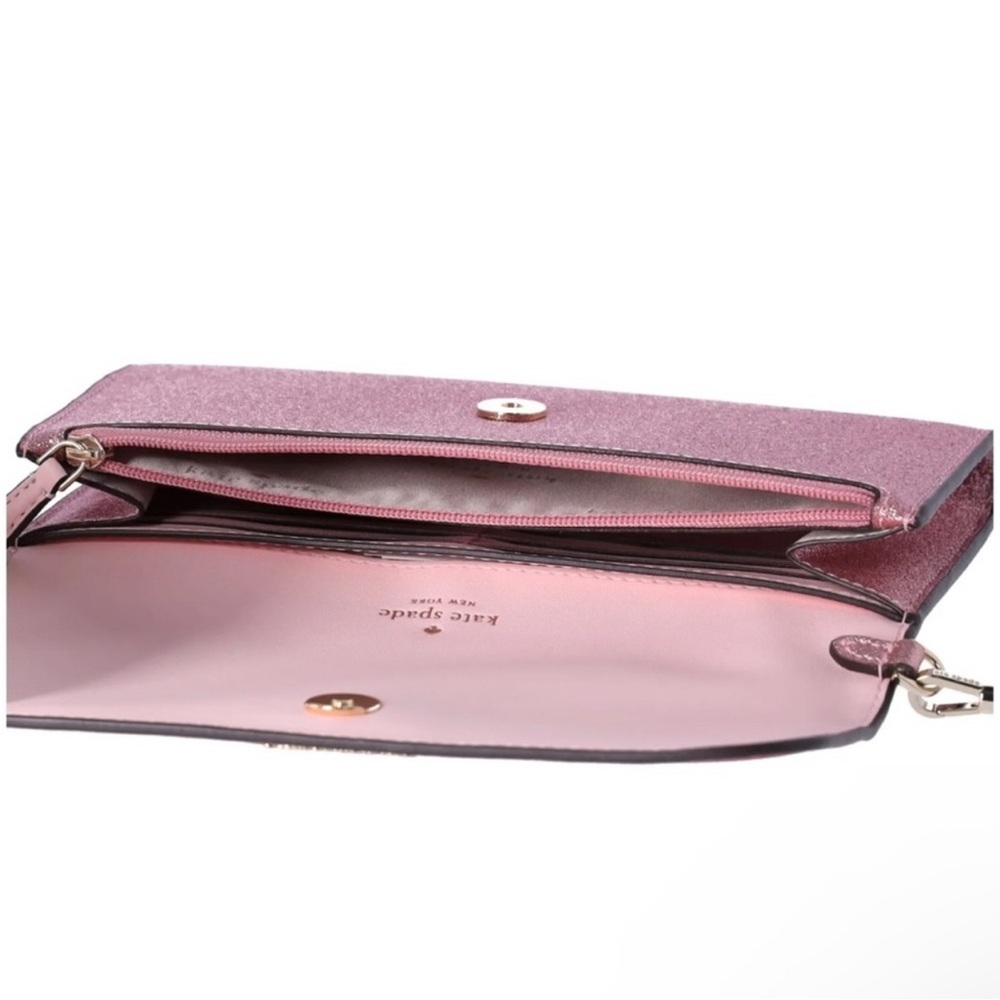 Kate Spade Pink Glitter Clutch - Picture 2 of 9